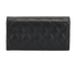 Chanel Long Wallet, &pound;495, Accessories, Black, Caviar Leather, Back view